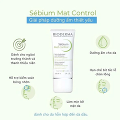 Kem dưỡng Bioderma Sebium Mat Control