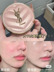 [mini] Cushion Phấn Nước Mini Vỏ Hồng Touche Eclat Glow Pact 5g Màu B10 Porcelain Trắng Hồng