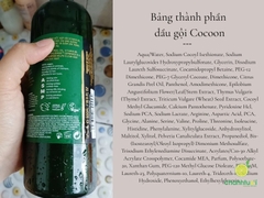 SET GỘI XẢ BƯỞI COCOON 500ML + 310ML