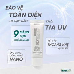 INNOSKIN. Kem Chống Nắng Xám B3 Nano Tone Up