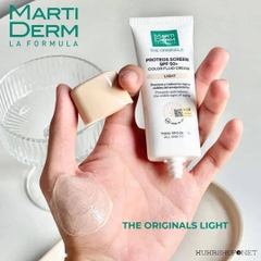 Kem Chống Nắng Martiderm Nâng Tone Da Proteos Screen SPF 50+ Color Fluid Cream Light 40ml