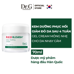 Kem dưỡng Dr.G R.E.D Blemish Clear Soothing Cream 70ml (hộp set)