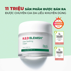 Kem dưỡng Dr.G R.E.D Blemish Clear Soothing Cream 70ml (hộp set)