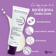 Kem Dưỡng Phục Hồi da Bioderma Cicabio Creme 40ml