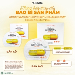 Mặt Nạ Giấy BNBG Vitamin C Vàng Dưỡng Sáng Da 30ml