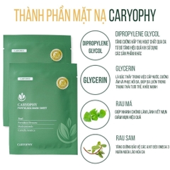 Mặt Nạ Caryophy Xanh Lá Làm Giảm Mụn, Thâm, Dưỡng Ẩm Da 22g