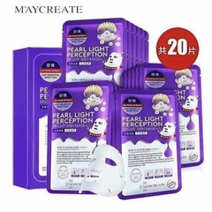 MAYCREATE - Mặt nạ giấy H.A Tím hộp 20 miếng