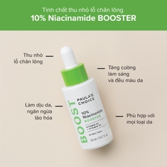 Serum thu nhỏ lỗ chân lông Paula's Choice Niacinamide 10%