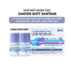 Nước nhỏ mắt Santen Soft Santear Màu tím 5ml