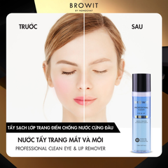 Tẩy Trang Mắt Và Môi Browit 45ml