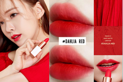 Son Thỏi Peach C Matte Lipstick - Dahlia Red