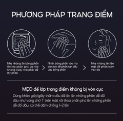 Phấn Phủ Carslan Dạng Nén Vỏ Đen Màu Trắng Trong Suốt Phiên Bản 1.0 8g Black Magnetic Soft Mist Powder
