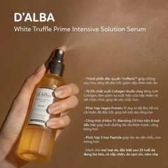 Serm xịt dưỡng Dưỡng D’Alba White Truffle Prime Intensive 50ml