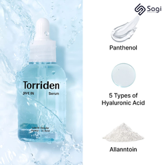 Serum cấp nước phục hồi da Torriden Dive-in serum 50ml