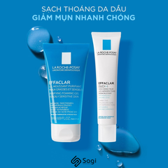 Set trị mụn La Roche Posay Effaclar Duo+ 40ml Và Gel Rửa Mặt 50ml