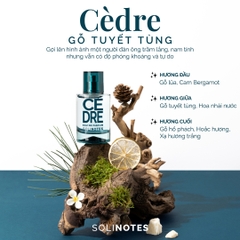 SOLINOTES. Nước Hoa CEDRE 15ml mini
