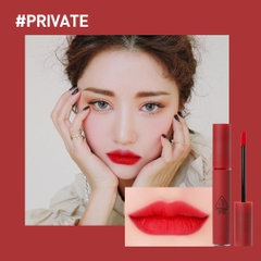 Son kem 3CE Velvet Lip Tint - Private Đỏ Lạnh