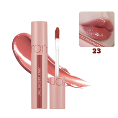 Son Kem Bóng Romand Juicy Lasting Tint #23 Nucadamia Màu Đỏ Nâu Nude