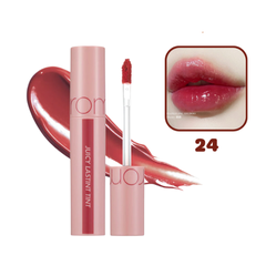 Son Kem Bóng Romand Juicy Lasting Tint #24 Peeling Angdoo Màu đỏ ánh nude