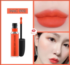 MAC. Son Kem Powder Kiss Màu 992 Resort Season Cam Tươi