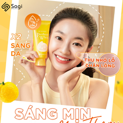 Sữa Rửa Mặt Làm Sáng Da Senka Perfect Whip Vitamin C Poreless Glow 