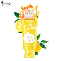 Sữa Rửa Mặt Làm Sáng Da Senka Perfect Whip Vitamin C Poreless Glow 