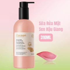 Sữa Rửa Mặt Sen Hậu Giang Cocoon 310ml Phù Hợp Cho Da Nhạy Cảm Và Da Khô
