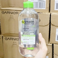 Nước tẩy trang cho da dầu, nhạy cảm Garnier Skin Active Micellar Cleansing Water 400ml