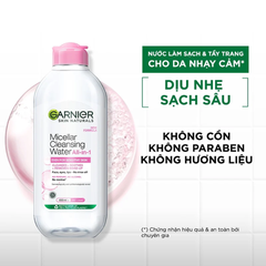 Nước tẩy trang Garnier Micellar Cleansing Water Cho Da Nhạy Cảm 400ml