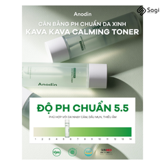 Toner làm dịu và cấp ẩm Anodin Kava Kava Calming 150ml