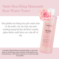 Toner dưỡng ẩm Mamonde Rose Water 250ml