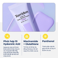 [mini] Kem Chống Nắng Tím Nâng Tông Torriden 20ml