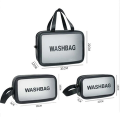 Bộ túi du lịch Washbag 3 chiếc màu đen