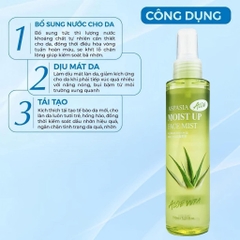 Xịt Khoáng Dưỡng Ẩm Nha Đam - Lô Hội Aspasia Moist Up Face Mist 150ml