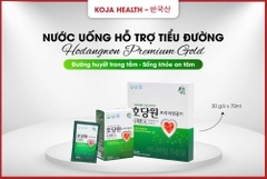 Nước uống hỗ trợ cải thiện đường huyết trong máu Hodangwon Premium Gold – 30 gói x 70ml