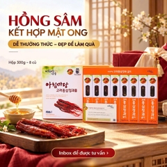 Hồng Sâm Củ Tẩm Mật Ong GeumSan - 300g 8 củ