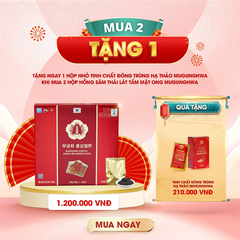 Hồng sâm thái lát tẩm mật ong Mugunghwa – 12 gói x 20g
