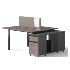 Cụm bàn nhân viên 2 chỗ chân sắt 1M5 1911B12-2H