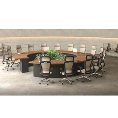Bàn Họp Gỗ Quây Tròn BH46T, BH46T-K