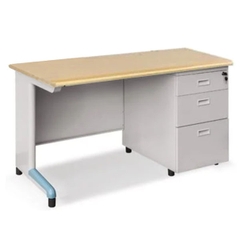 Bàn Chân Sắt Có Hộc 1m2 BS12H3-LV