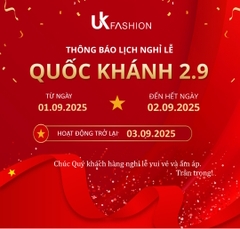 📢 THÔNG BÁO NGHỈ LỄ QUỐC KHÁNH 2/9