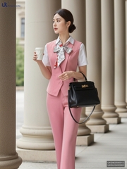 Gile cúc eo thanh lịch nữ tính UKSM2506012