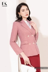 Áo Vest Dáng Rộng Kẻ 4 Cúc UK Fashion Chuẩn Style Hàn UKAK2210003