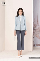 Áo Vest Dáng Rộng Kẻ 4 Cúc UK Fashion Chuẩn Style Hàn UKAK2210003