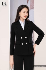 Áo Vest 1 Lớp Blazer UK Fashion Cao Cấp, Chuẩn From Đứng Dáng UKAK2211001