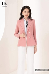 Áo Vest 1 Lớp Blazer UK Fashion Cao Cấp, Chuẩn From Đứng Dáng UKAK2211001