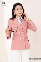 Áo Vest 1 Lớp Blazer UK Fashion Cao Cấp, Chuẩn From Đứng Dáng UKAK2211001