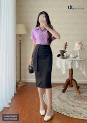Áo Sơ Mi Cổ Đức Vai Chờm UK Fashion Chuẩn Style Hàn UKSM2304009