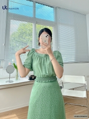 Set Chân Váy Xòe Xếp & Áo 2 Kiểu UK Fashion Trẻ Trung, Thanh Lịch UKBD2306002