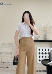 Quần Ống Rộng UK Fashion Trẻ Trung, Thanh Lịch, Hack Dáng UKQU2302003